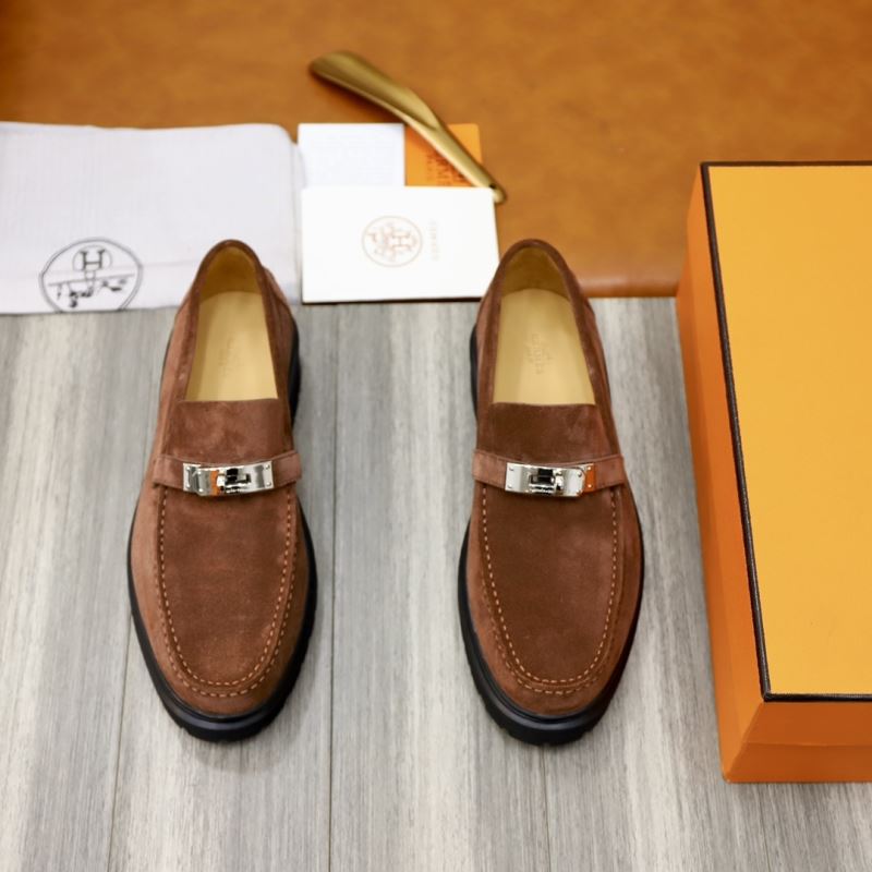 H**mes leather shoes